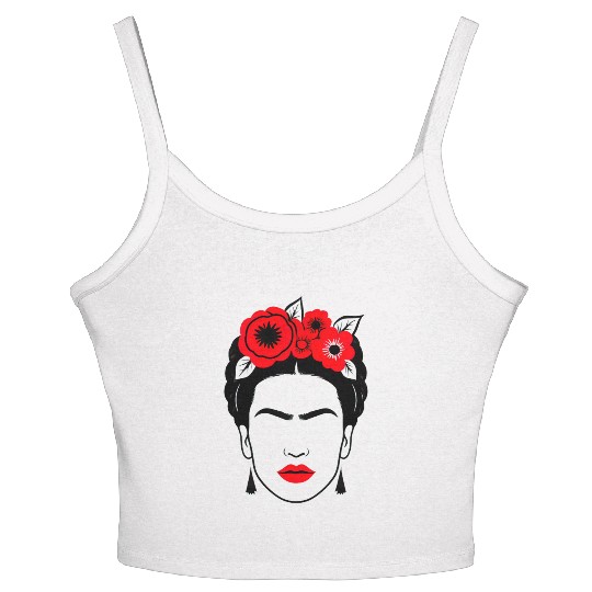 Frida frida kahlo Women's Spaghetti Strap Tank Top