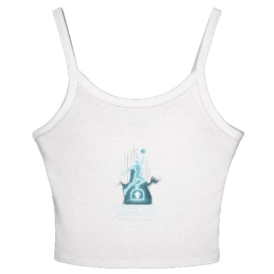 Upload Your Greatness – Send It to the Universe Women's Spaghetti Strap Tank Top