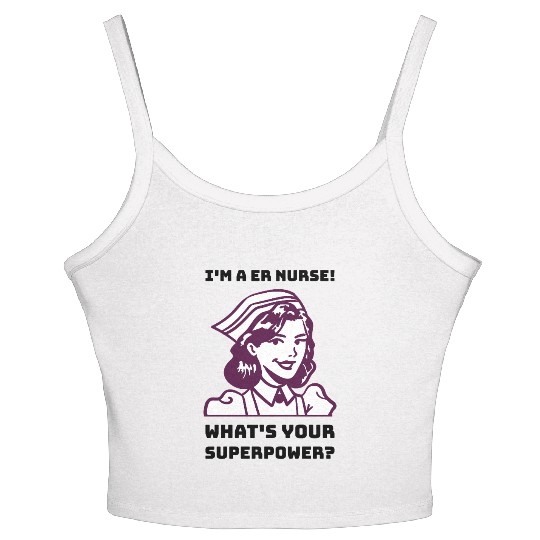 Funny Emergency Room Nurse Women's Spaghetti Strap Tank Top