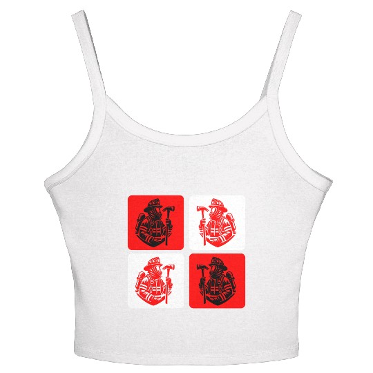 Fire Brigade - Courage In Action Women's Spaghetti Strap Tank Top