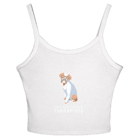 Therapy Dog Psychology Therapist Women's Spaghetti Strap Tank Top
