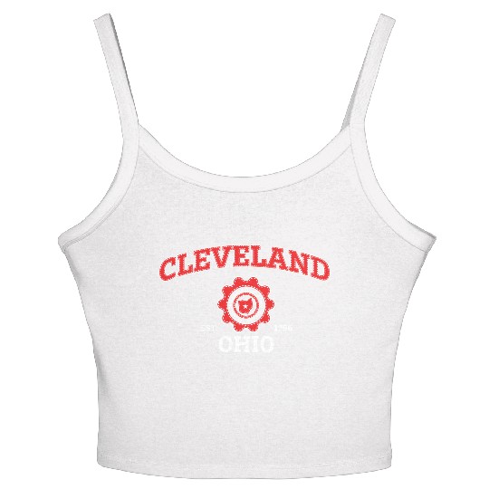 Cleveland Ohio Pride - Hometown Ohio Women's Spaghetti Strap Tank Top