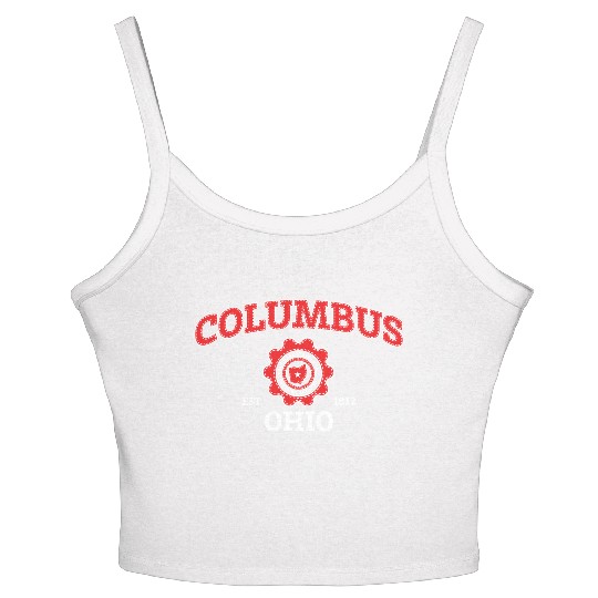 Columbus Ohio Pride - Hometown Ohio Women's Spaghetti Strap Tank Top