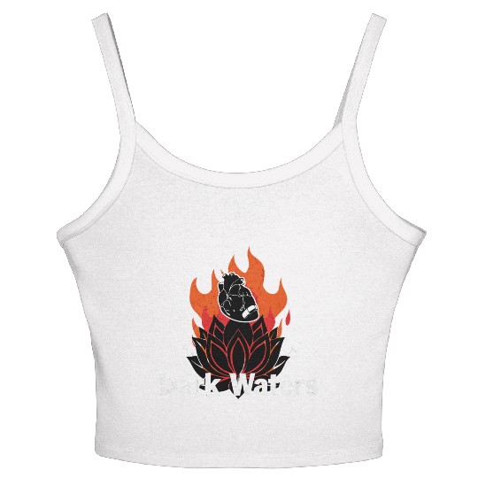 Black Lotus Fire Rock Women's Spaghetti Strap Tank Top
