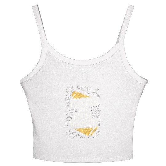 Theater Kid Drama Club Musical Theater Nerd Stage Women's Spaghetti Strap Tank Top