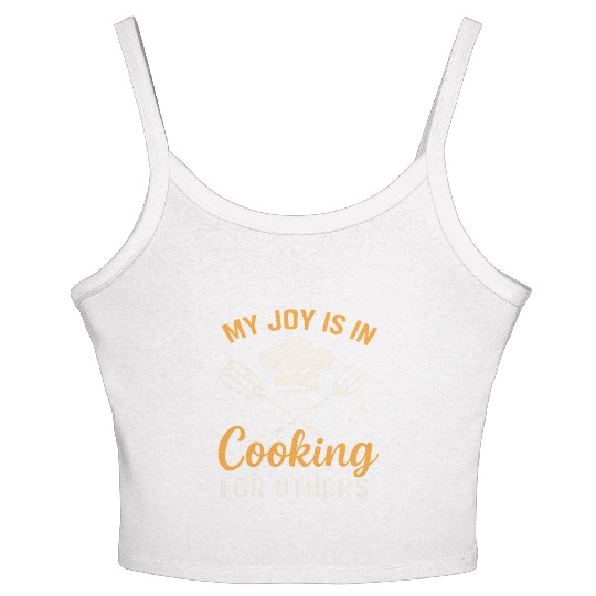 Cooking For Others – Heartwarming Design for Chef Women's Spaghetti Strap Tank Top