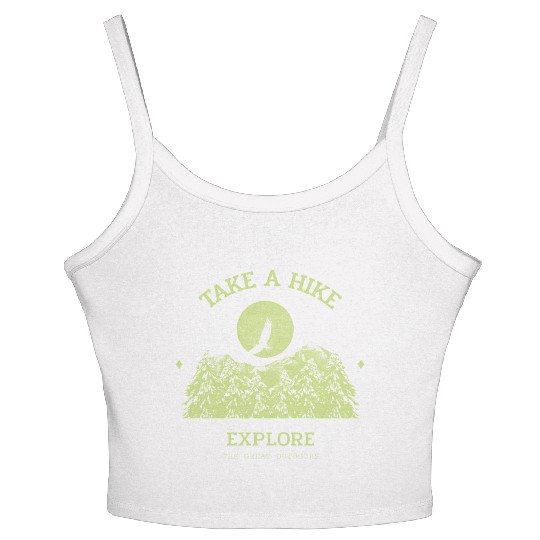 Take A Hike Women's Spaghetti Strap Tank Top