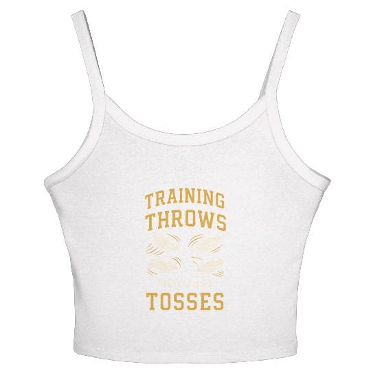 Disc Golf Coach Women's Spaghetti Strap Tank Top Disc Golf Instructor Frisbee