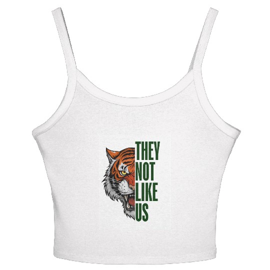 Fearless Tiger - They Not Like Us Women's Spaghetti Strap Tank Top