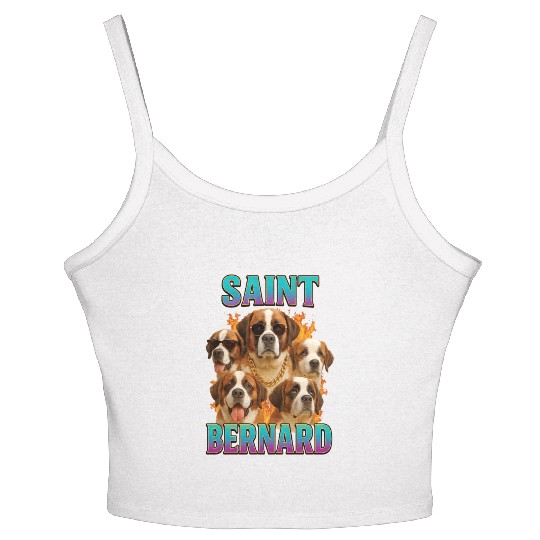 Saint Bernard Women's Spaghetti Strap Tank Top