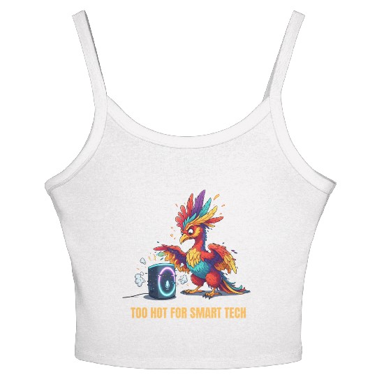 Burnt Out Commands Women's Spaghetti Strap Tank Top