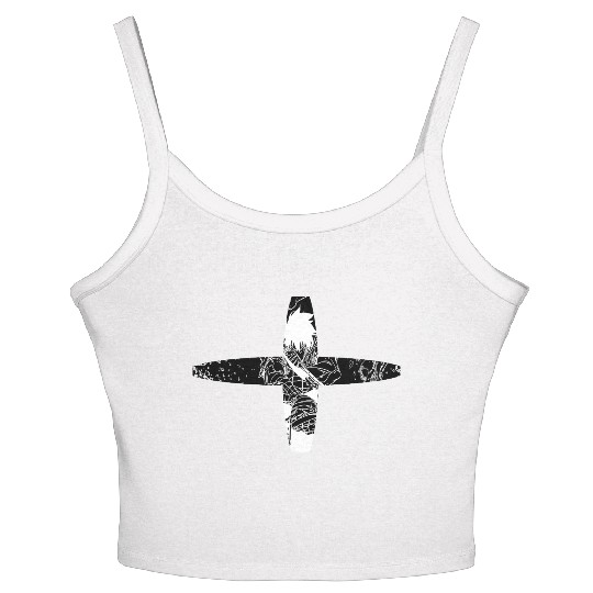 No Face, No Case Women's Spaghetti Strap Tank Top