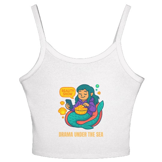 Drama Under the Sea Women's Spaghetti Strap Tank Top