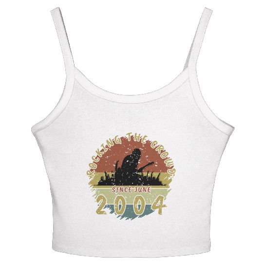 21st Birthday Rocking the crowd GIT 06/2004 Women's Spaghetti Strap Tank Top