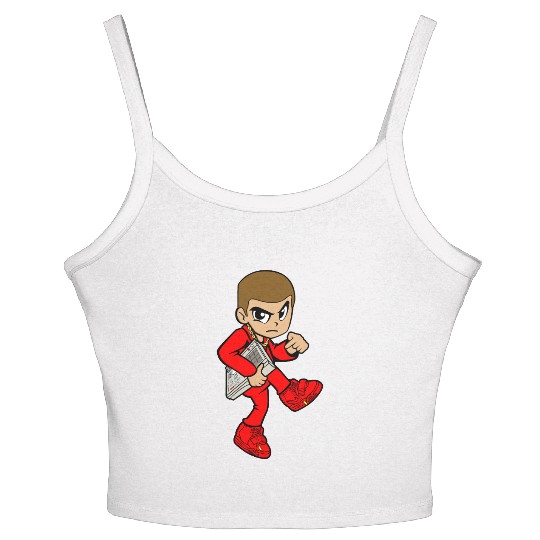 beat music dope character Women's Spaghetti Strap Tank Top