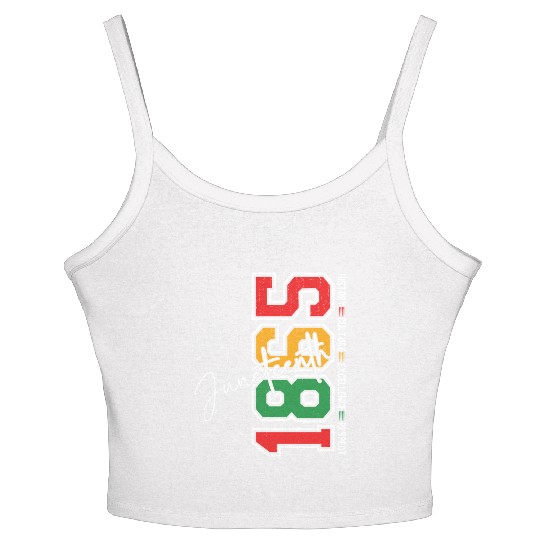 1865 Juneteenth Women's Spaghetti Strap Tank Top