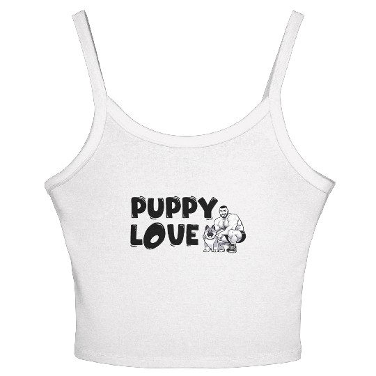 Puppy Love Women's Spaghetti Strap Tank Top