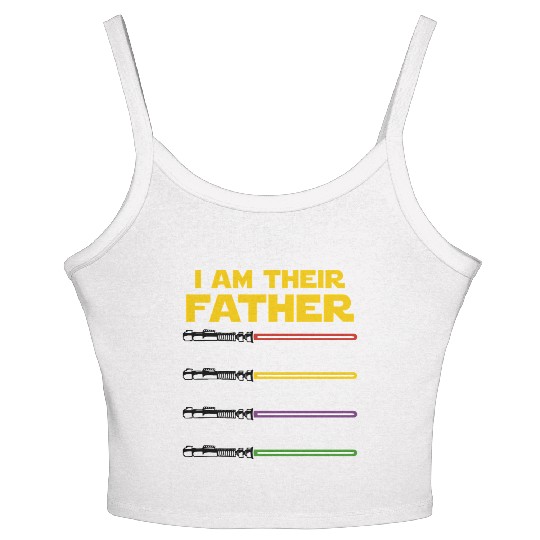 I Am Their Father Women's Spaghetti Strap Tank Top