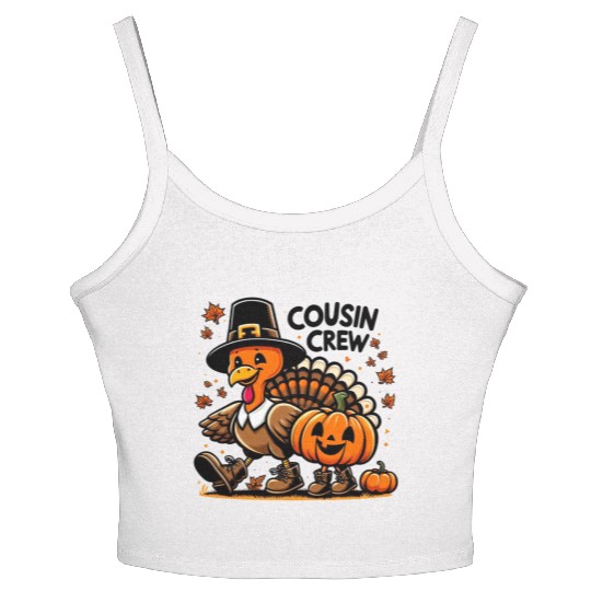 Halloween Cousin Crew Women's Spaghetti Strap Tank Top
