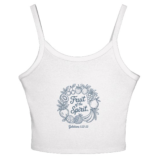 Fruit of the Spirit Christian Summer Women's Spaghetti Strap Tank Top