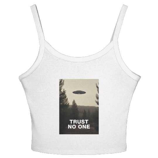 Trust No One/The X-Files poster, S01E24 1994 Women's Spaghetti Strap Tank Top