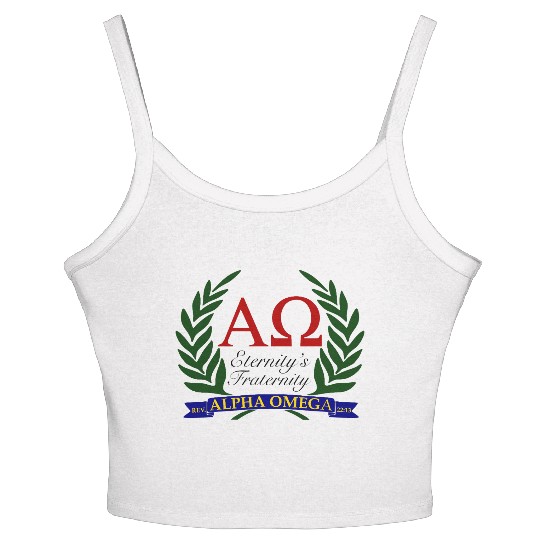 Alpha Omega, Eternity's Fraternity Women's Spaghetti Strap Tank Top
