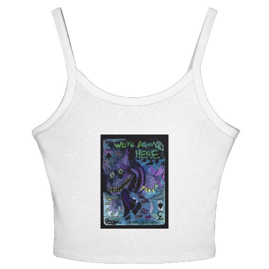Alice in Wonderland Women's Spaghetti Strap Tank Top