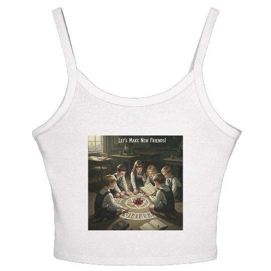 New Friends, Old Rituals Women's Spaghetti Strap Tank Top
