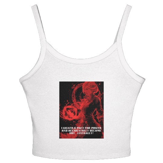 Female Warlock Women's Spaghetti Strap Tank Top