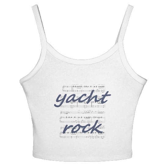 Yacht Rock Sheet Music Women's Spaghetti Strap Tank Top