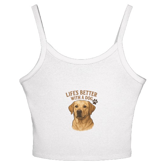 Loyal Labrador Life Women's Spaghetti Strap Tank Top