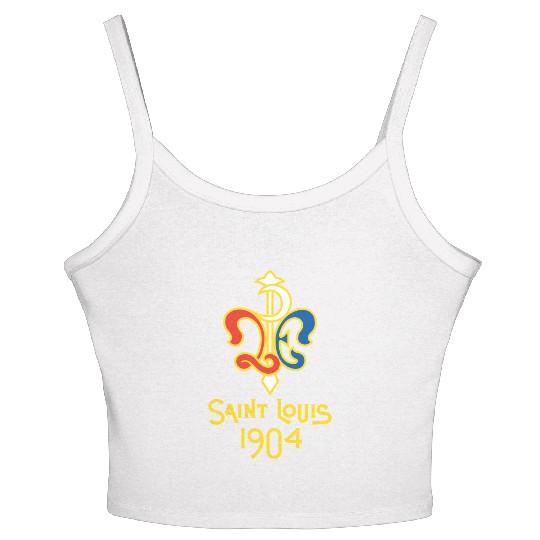 1904 St. Louis - Full Color Women's Spaghetti Strap Tank Top
