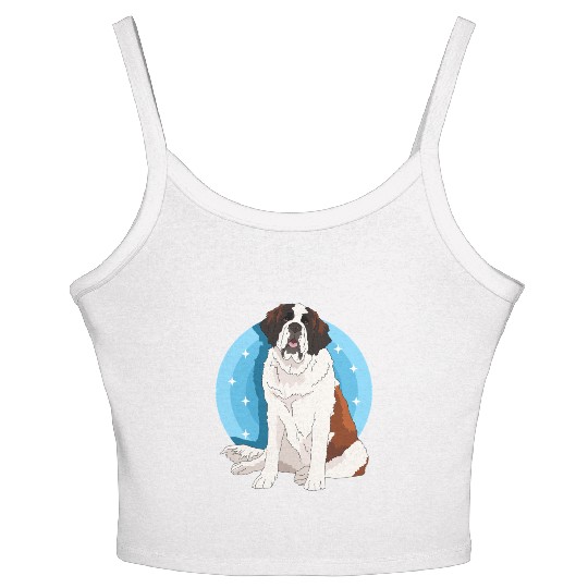 Saint Bernard Dog Owner St. Bernards Women's Spaghetti Strap Tank Top