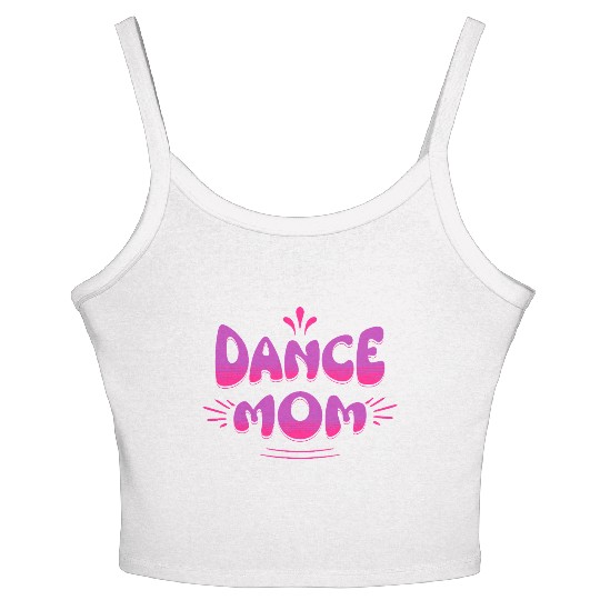 Dance Mom pink and purple Women's Spaghetti Strap Tank Top