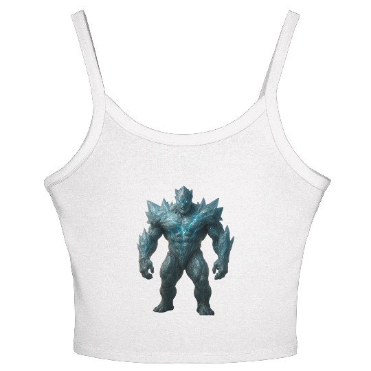 Crystal Golem hyper-realistic Women's Spaghetti Strap Tank Top