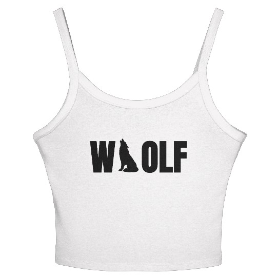 Lone Wolf Spirit Women's Spaghetti Strap Tank Top