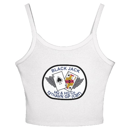 Army HQ HQ Company 12th Aviation Group Comb Women's Spaghetti Strap Tank Top