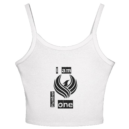 I Am Number One - Phoenix Rise Women's Spaghetti Strap Tank Top