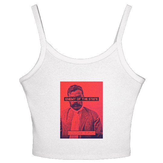 Emiliano Zapata (EOTS) (R) Women's Spaghetti Strap Tank Top