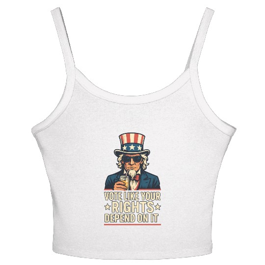 Vote Like It Matters - Democracy Defender Women's Spaghetti Strap Tank Top