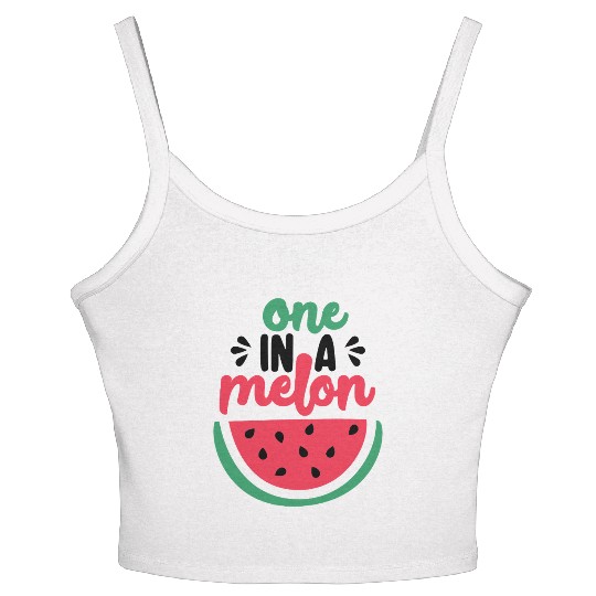 One in a melon Women's Spaghetti Strap Tank Top