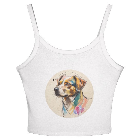 Dog Balloon Women's Spaghetti Strap Tank Top