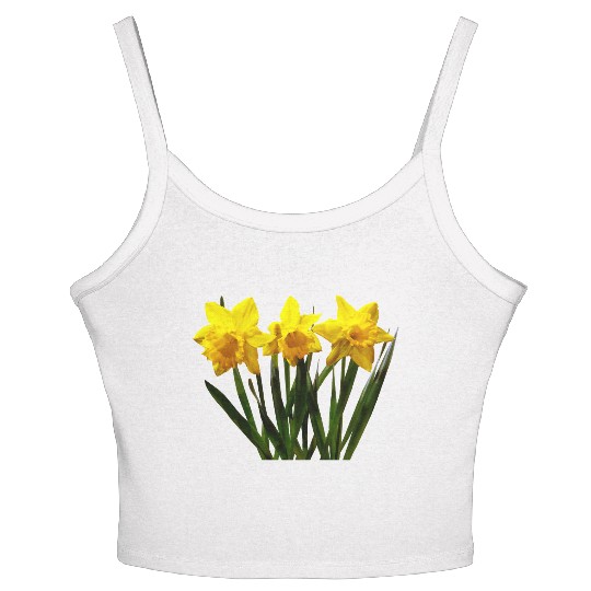 Daffodil Trio Women's Spaghetti Strap Tank Top