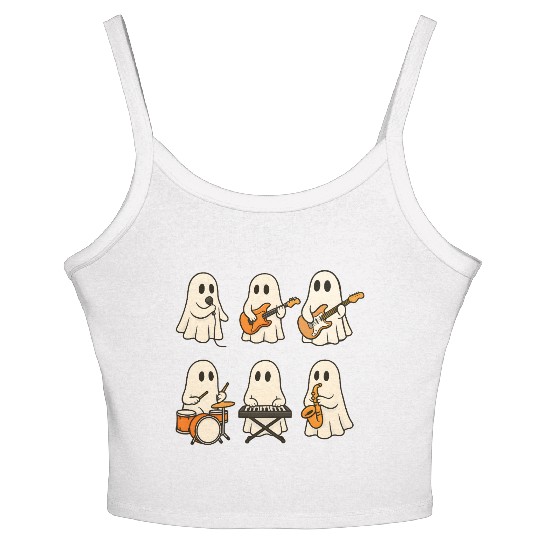 Ghost Band Musical Ensemble Women's Spaghetti Strap Tank Top