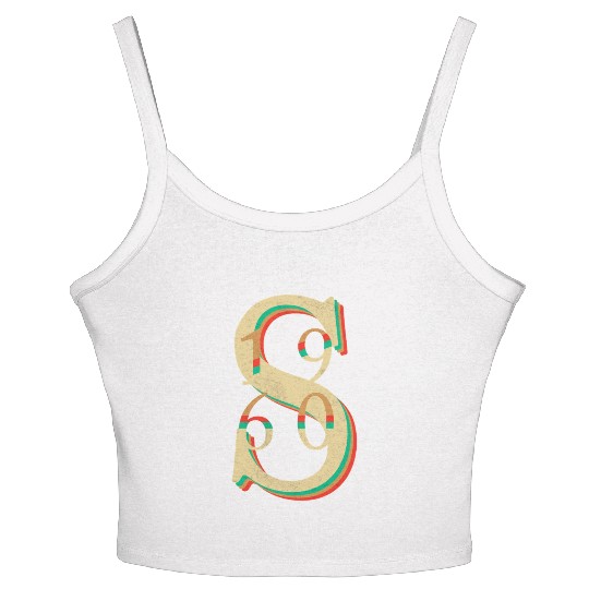 Unique Vintage '1960s' Design Women's Spaghetti Strap Tank Top