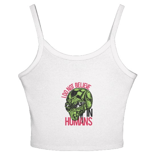 Alien Skull with Mind Control Women's Spaghetti Strap Tank Top