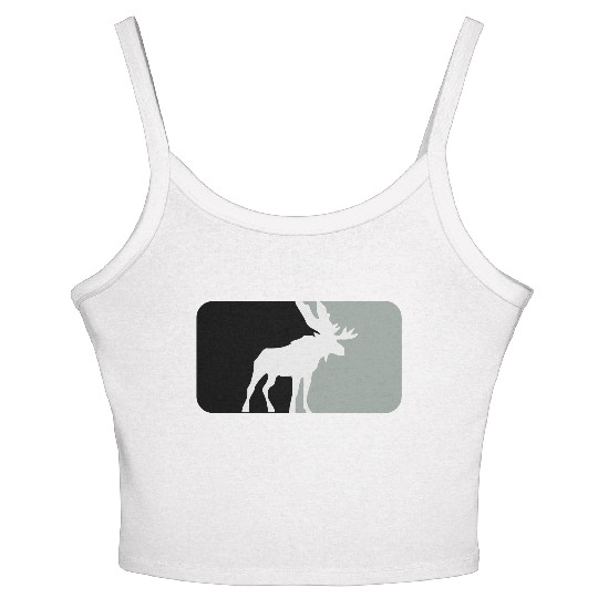 US-ES - Alce - Moose Women's Spaghetti Strap Tank Top