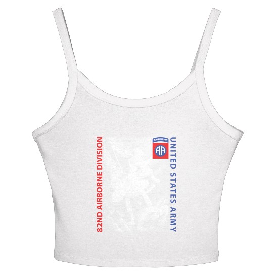 82nd Airborne - Saint Michael Women's Spaghetti Strap Tank Top