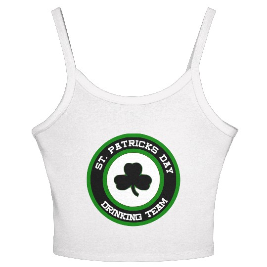 Sta Patrick's Day Drinking Team Women's Spaghetti Strap Tank Top
