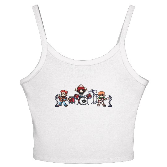 Scott Pilgrim Band Women's Spaghetti Strap Tank Top